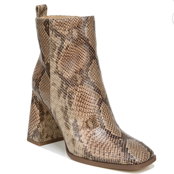 Circus by Sam Edelman Snakeskin Mid-Calf Block Heel Booties – Pascha – Size 6.5 - Picture 3 of 6